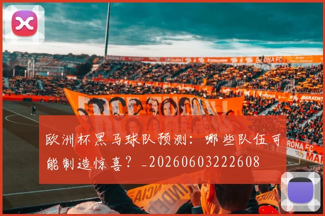 欧洲杯黑马球队预测:哪些队伍可能制造惊喜?_20260603222608